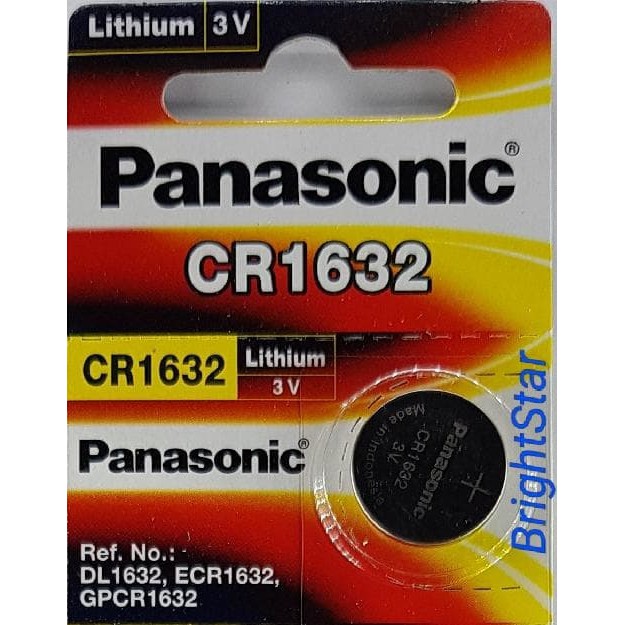 Baterai Kancing (Button Cell) Panasonic CR1632 (@ 1PC)