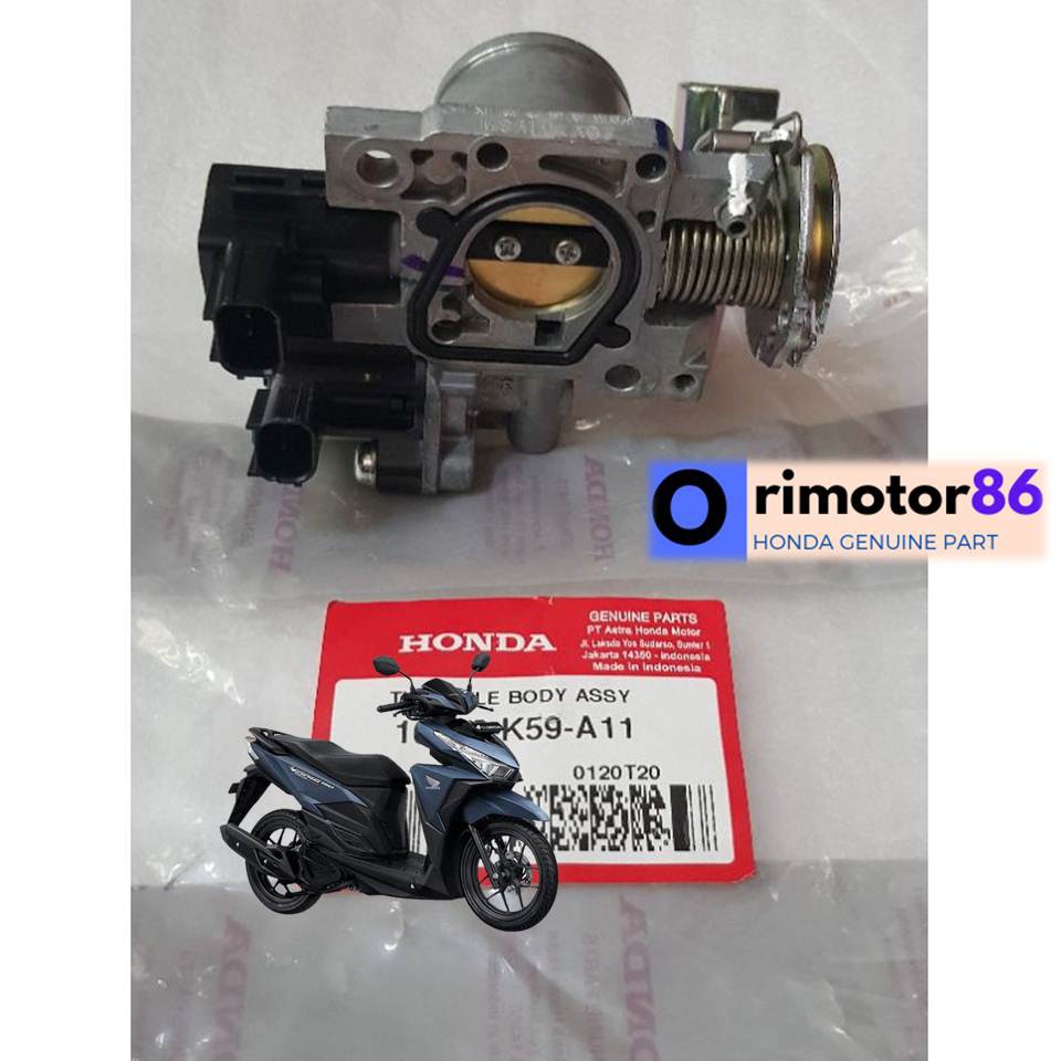 THROTTLE BODY ASSY 16400-K59-A11 Honda Vario 150 16400K59A11 Ori AHM Honda