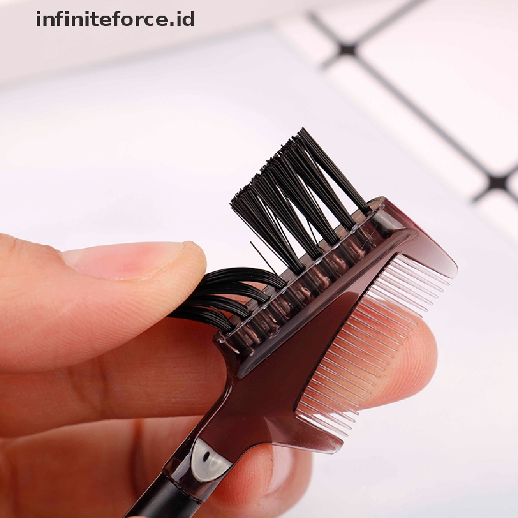 (Infiniteforce.Id) Pensil Alis Dua Sisi Warna Hitam