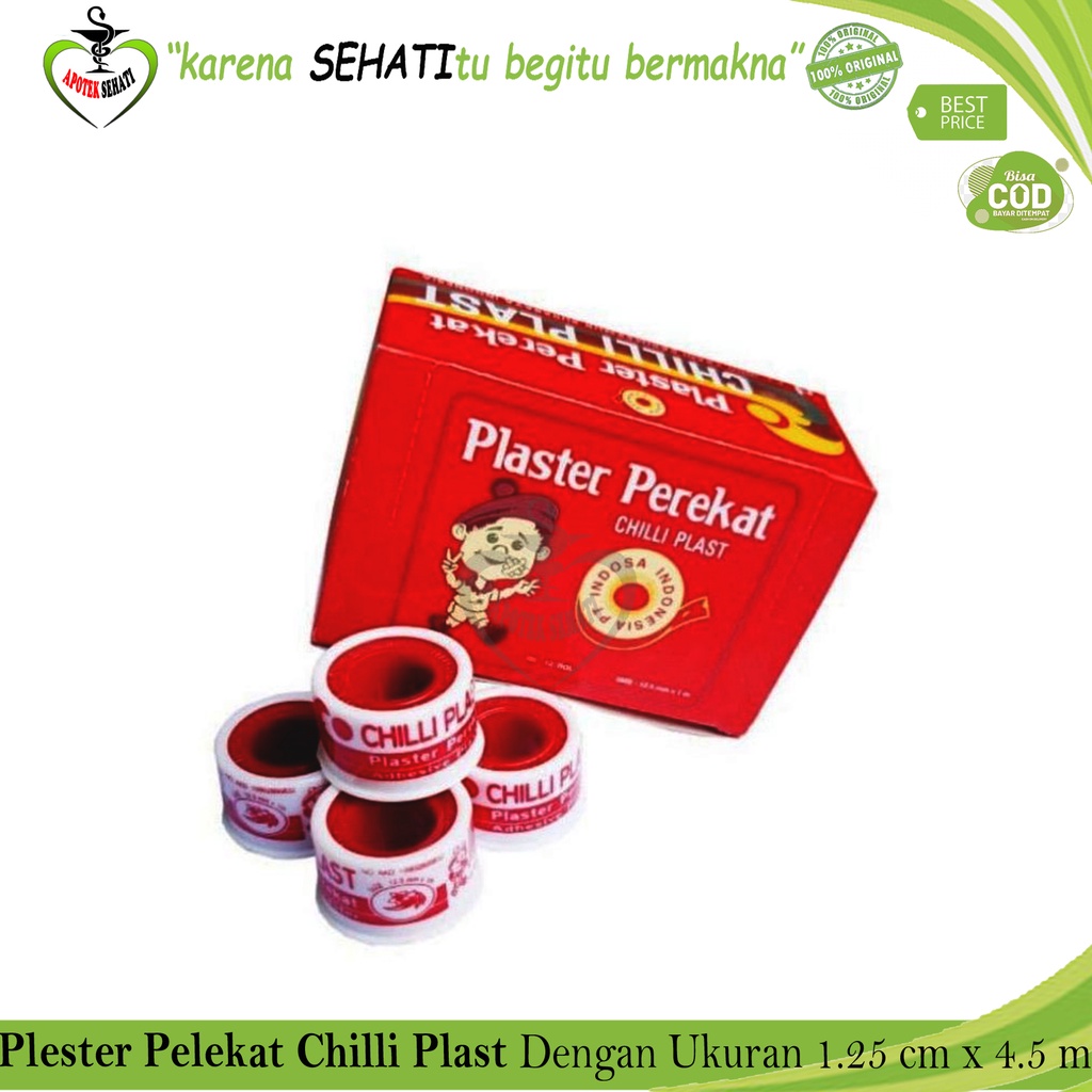 Plester Chili Plast Perekat Rol Chilliplast Plester Kain Coklat