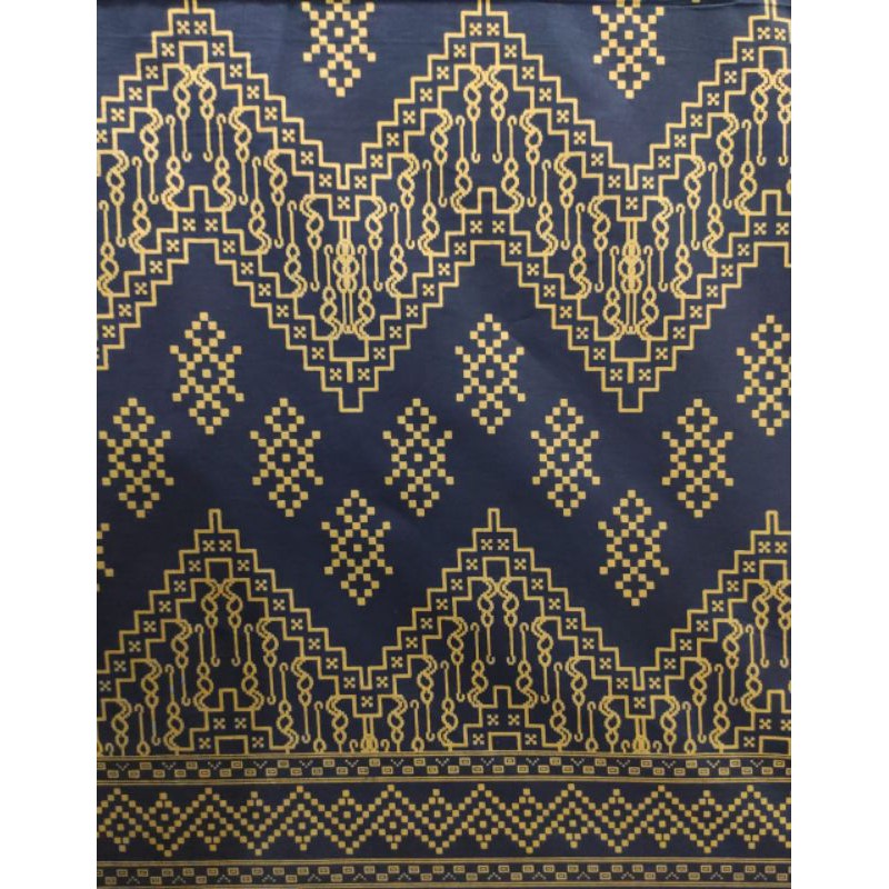 Kain Batik Katun Motif Songket Palembang