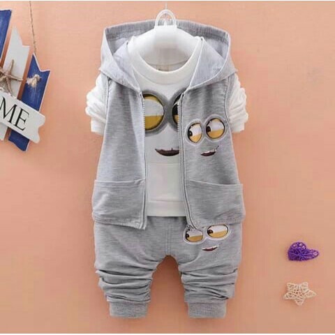 ST KIDDY MINION / NAVY / PINK / GREY /TERMURAH