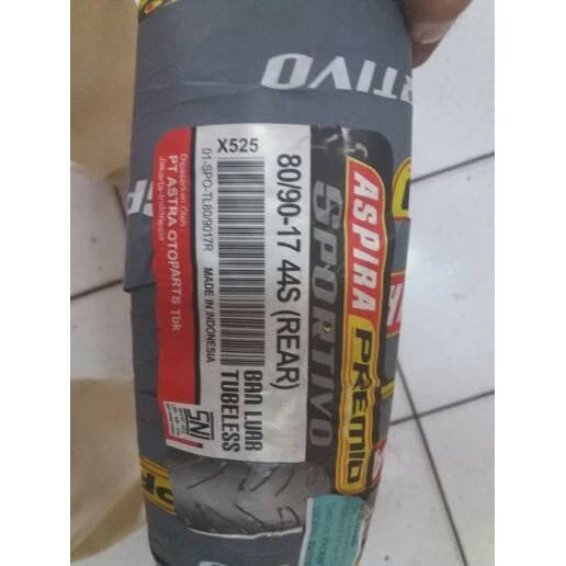 ban luar 80 90 17 aspira tubeless HAM