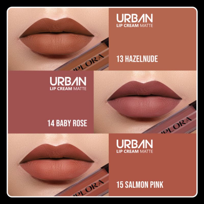 IMPLORA URBAN LIPCREAM MATTE 1-20 BPOM ORIGINAL 100%