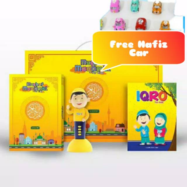 (Bonus Tas dan Hafiz Car) Paket Lengkap Mushaf Maqamat for Kids MMkids Maqomat original Alqolam