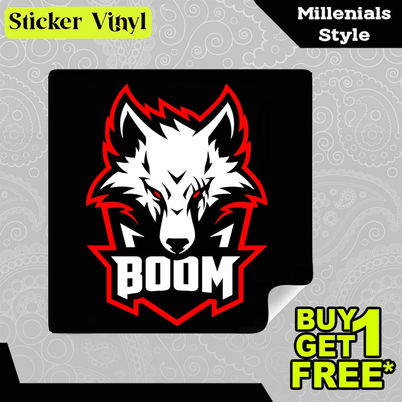 

Stiker Sticker Boom Esport Gambar Unik Desain Keren dan Kekinian Aesthetic Bahan Vinyl Satuan Anti Air
