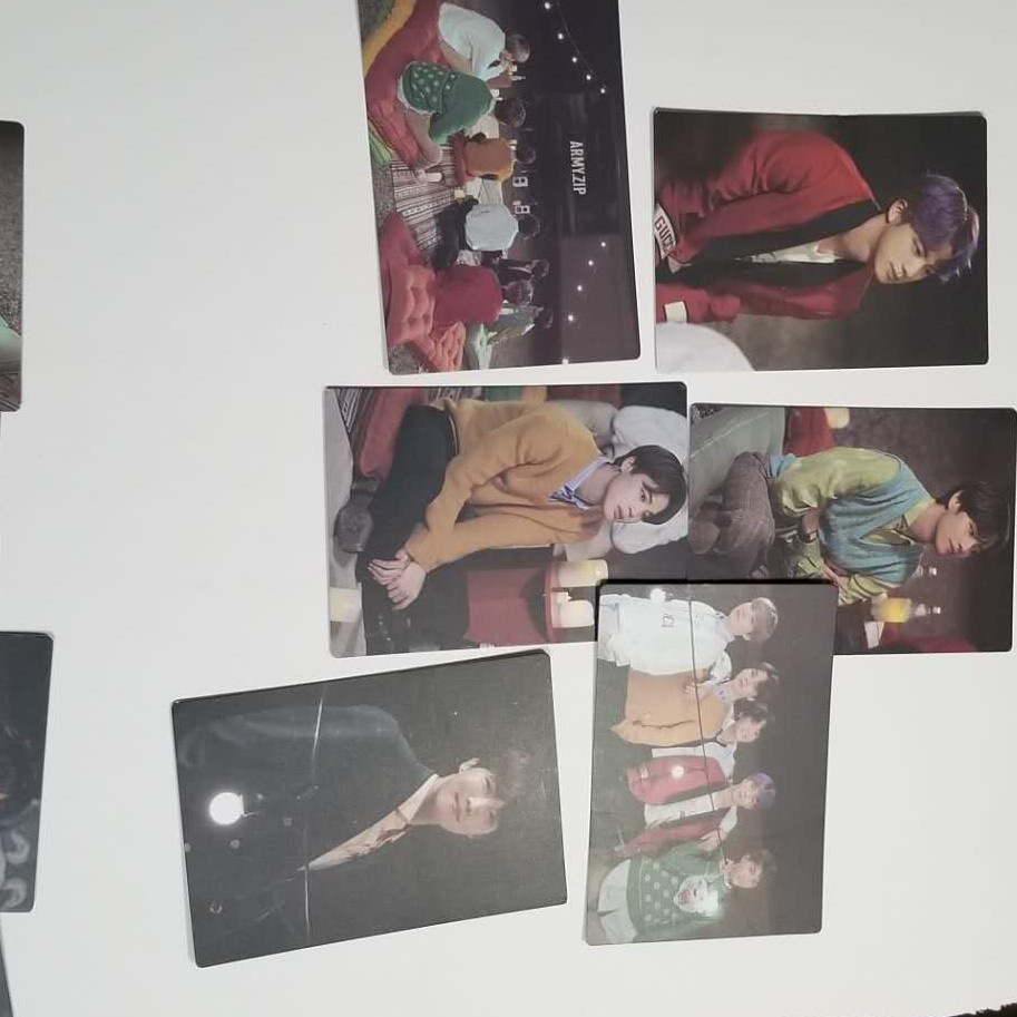 10pcs Kartu Lomo Foto kpop Bts Ukuran Kecil