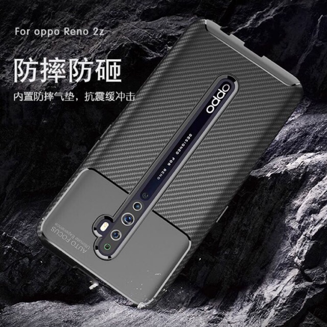 Case Oppo Reno 2F Reno 2Z Reno 2 A55 Soft Tpu Carbon Premium kori soft case Hp