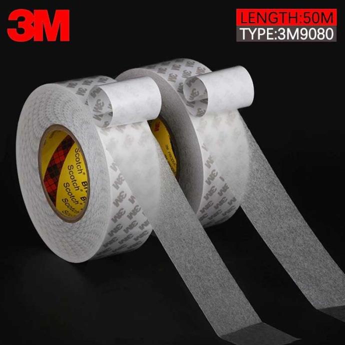 

(BISA COD) Lakban Lem Dua Sisi Double Side Strong Sticky Glue Tape 50 meter EKSLUSIF Kode 848