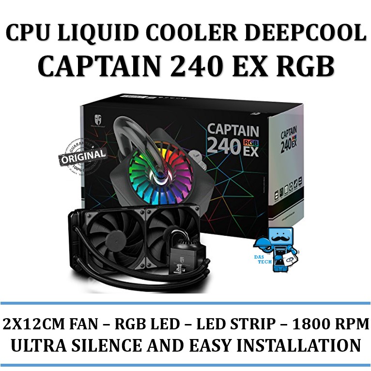 Cooling Fan DeepCool Captain 240 EX RGB LIQUID COOLER  - Original