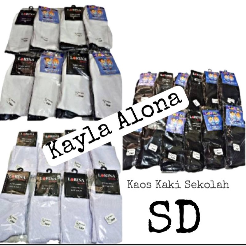 KAOS KAKI SEKOLAH untuk SD