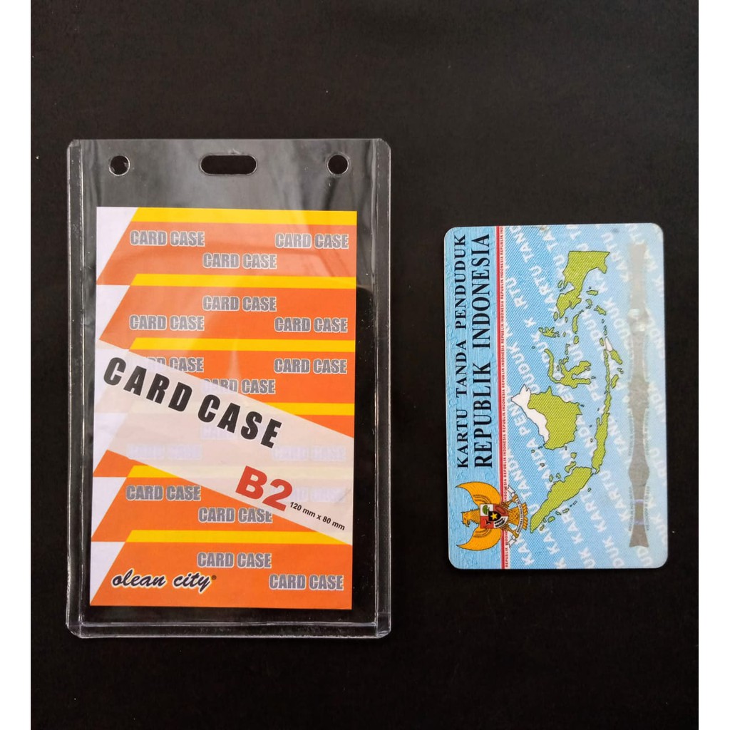  Plastik  Mika ID Card Tebal OCI BIG uk B2 Tempat  Kartu  Nama  