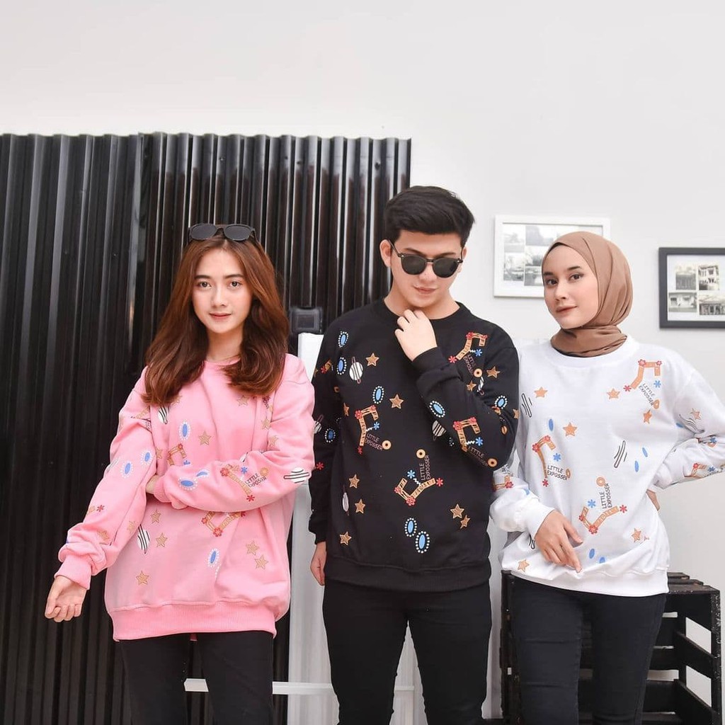 Nara Grosir - Star in Galaxy | Galaxy Star Sweater | Fashion Terkini | Sweater Termurah