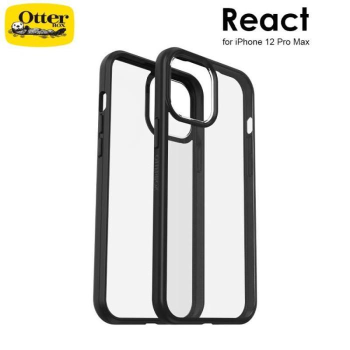 Casing Otterbox Case Iphone 12 Pro Max - React Black - Original
