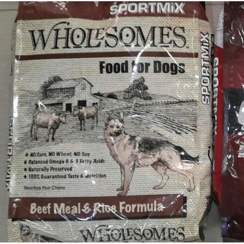 

sportmix beef&rice low grain dogfood 18kg