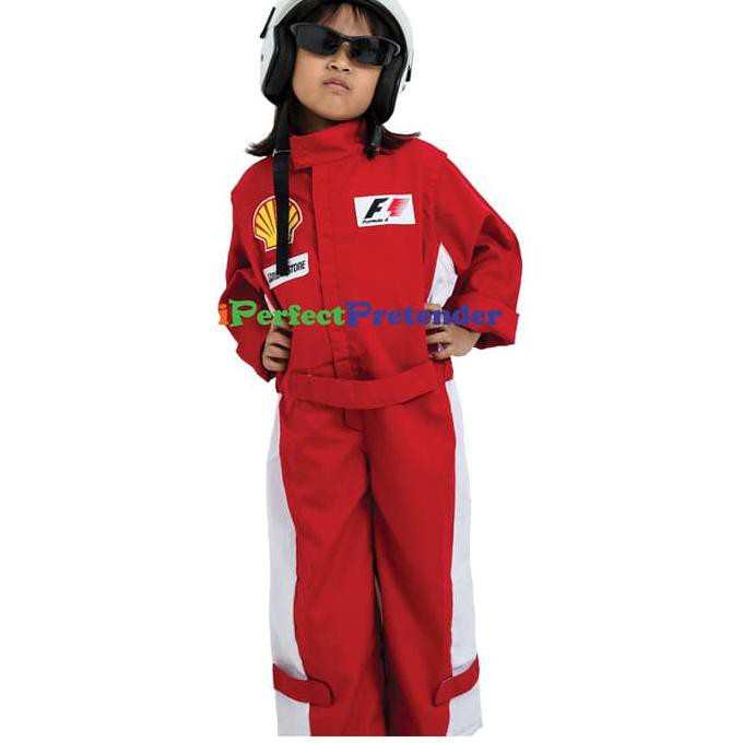 BAJU KOSTUM ANAK PROFESI / PEMBALAP 4 - 6 THN COSTUME KARNAVAL KEREN