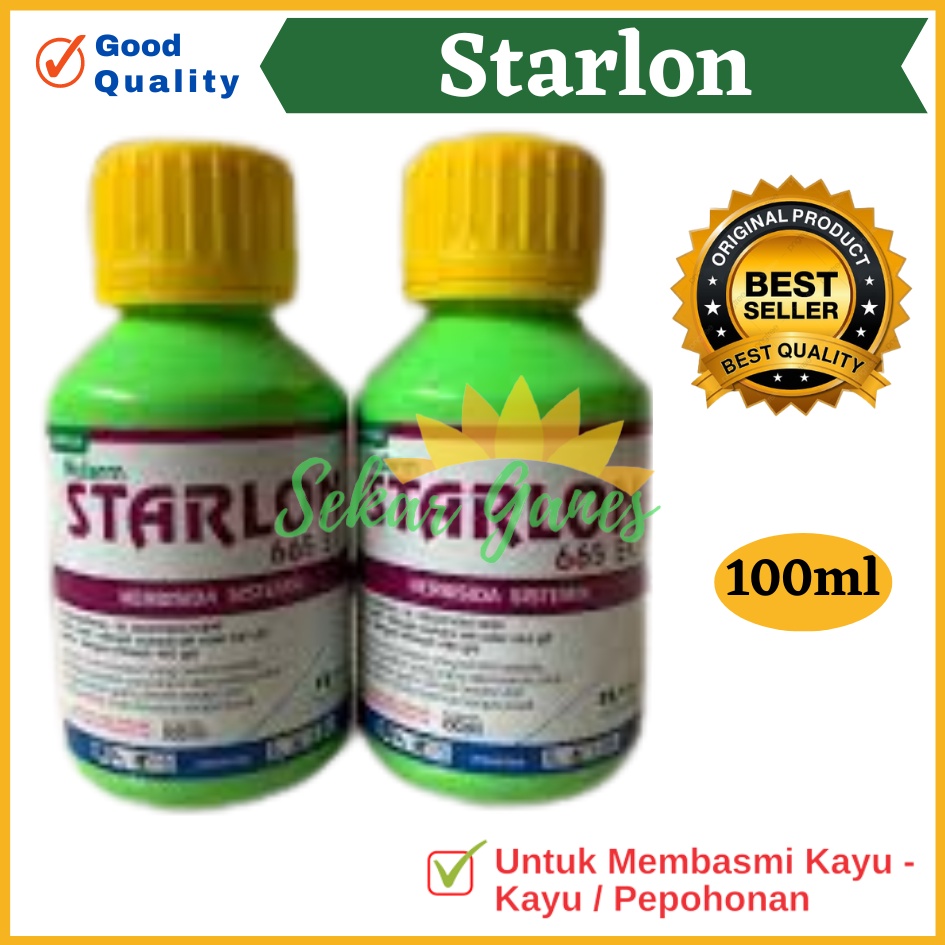 Promo Starlon 665ec Starlon 100ml 1 liter Racun Pohon Rumput Herbisida Termurah