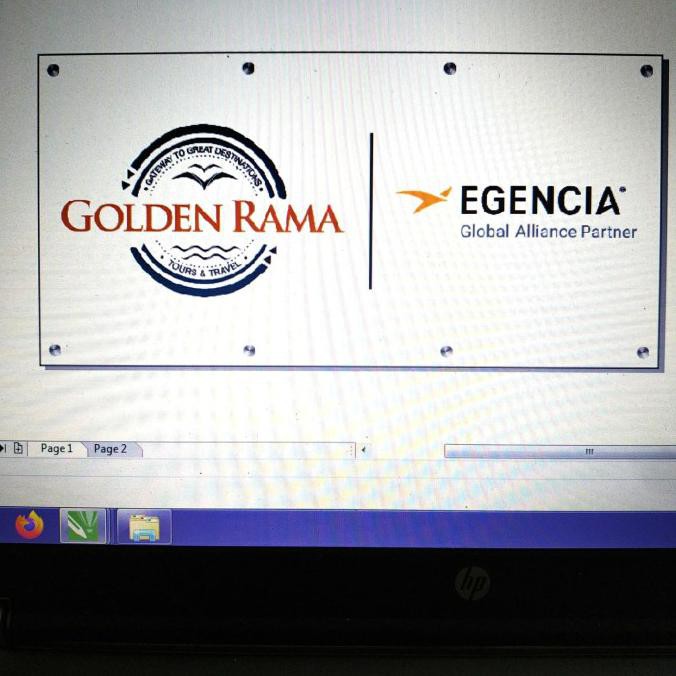 

BARANG BARU Signage Acrylic GOLDEN RAMA x EGENCIA