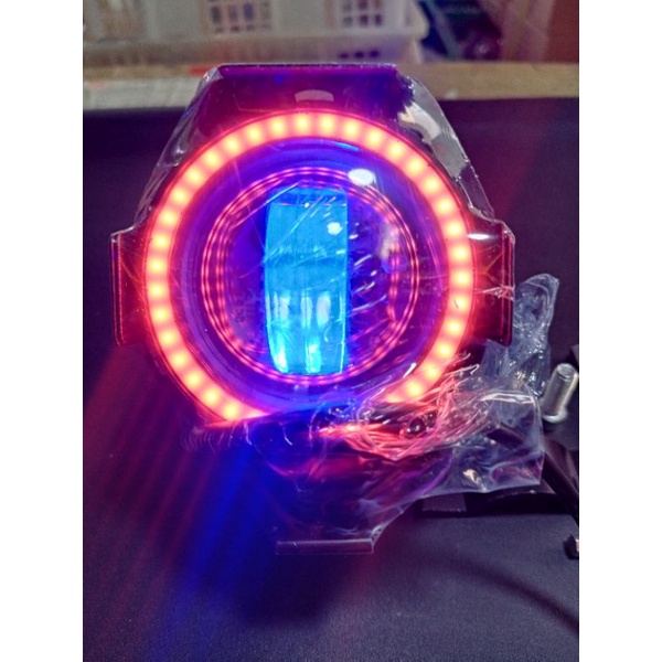 Lampu Tembak U7 4D New Design 2020 PRODUCTANGEL MERAH DEVIL BIRU Cut Off Output