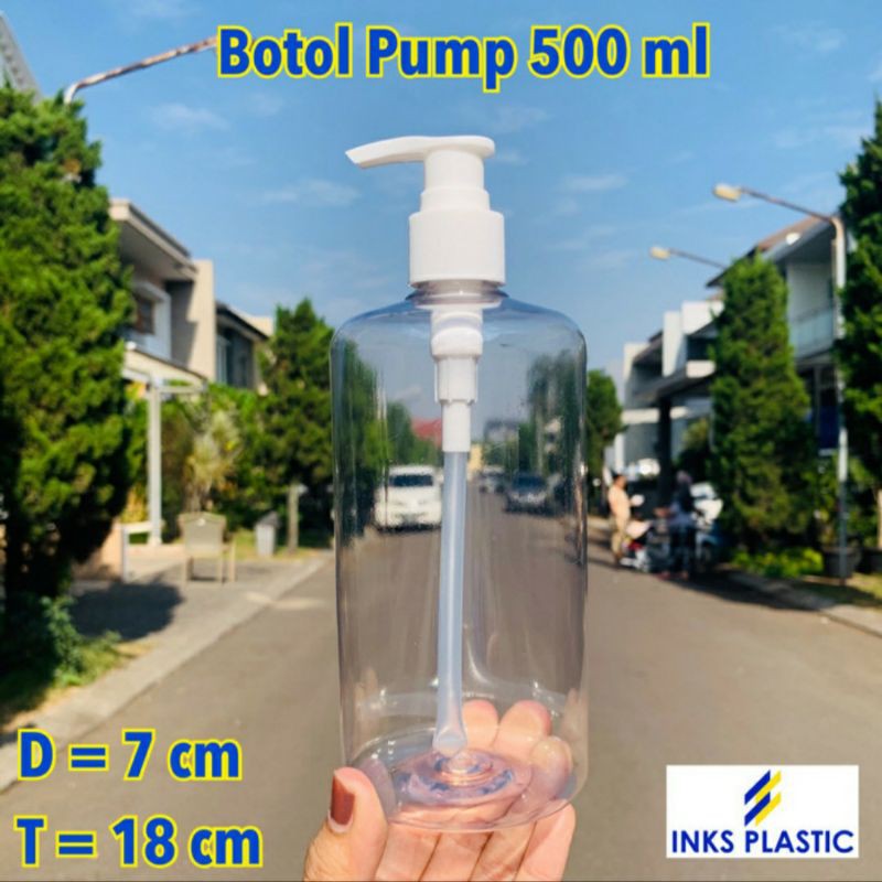 BOTOL PUMP 500ML (10pcs)