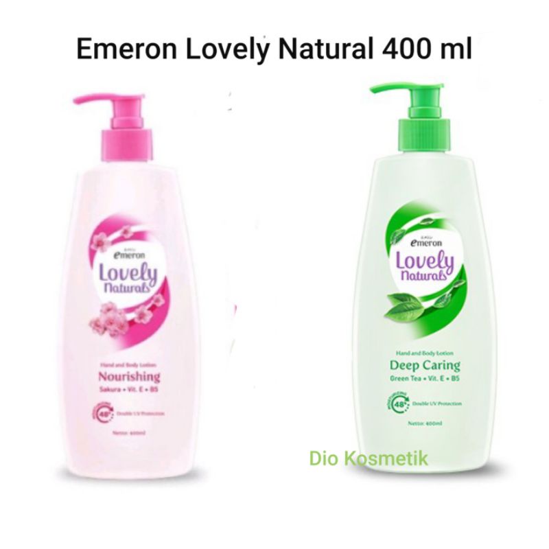 Emeron Lovely Natural Hand &amp; Body Lotion 400 ml