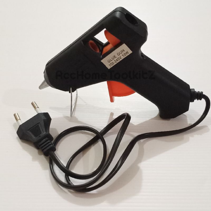 HOT MELT GLUE GUN LEM TEMBAK KECIL 10W / ALAT LEM TEMBAK 10 WATT / LEM BAKAR KECIL