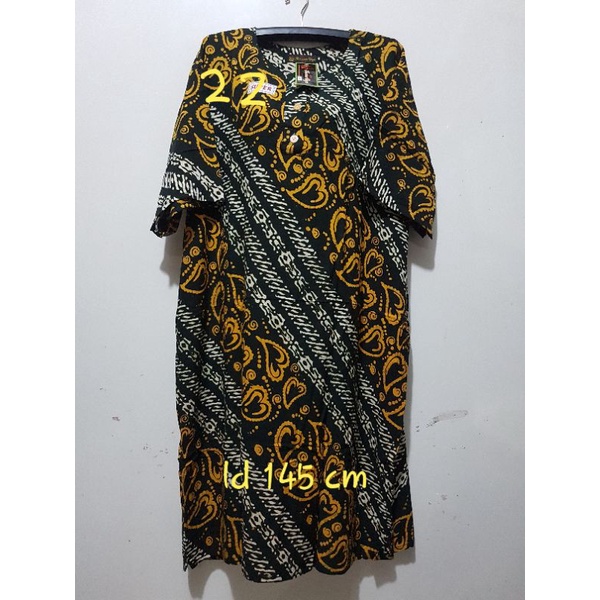 YULI - DASTER L5 REMEK LD 140 - 150 CM PB 110 CM BATIK KENCANA UNGU LABEL HITAM KUH-no 22