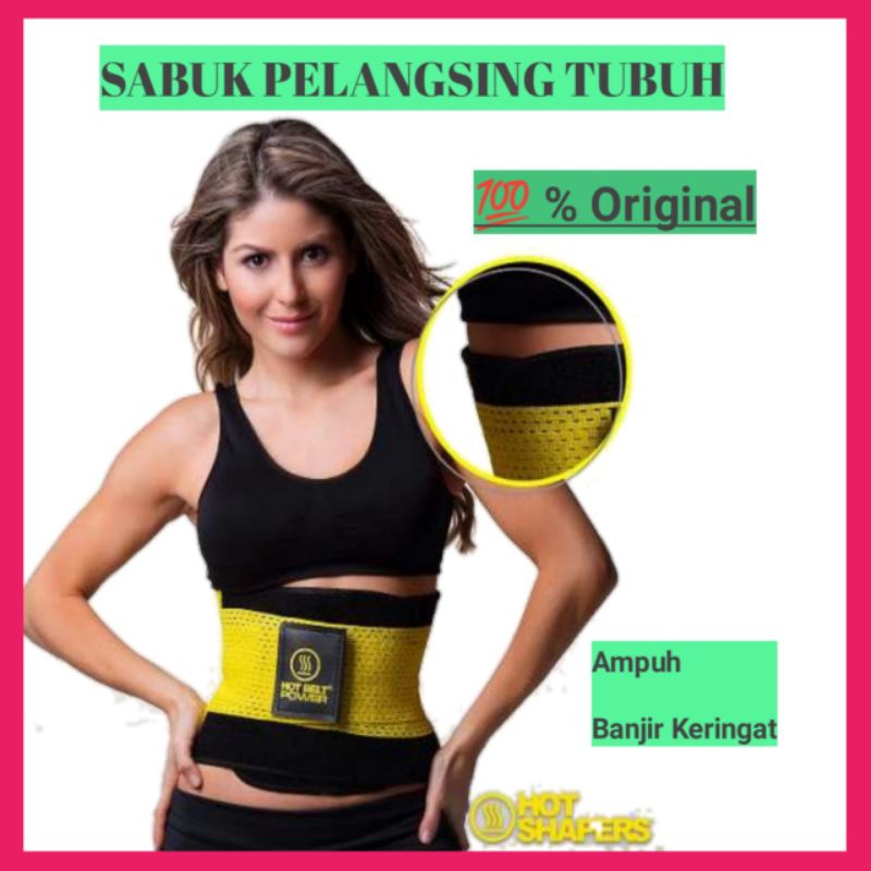 KORSET Hot Shapers Power Belt Korset KORSET PELANGSING PERUT PAKAIN DALAM KORSET WANITA