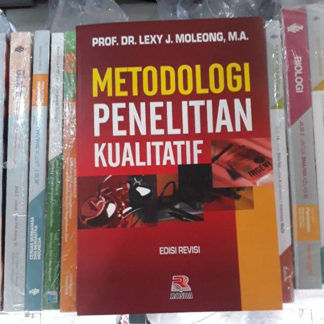 Metodologi Penelitian Kualitatif Lexy Moleong Shopee Indonesia