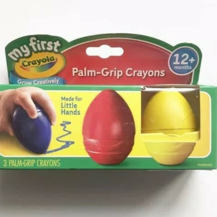 

Hemat Crayola Egg Palm Grib Crayon Telor Shape Original Bergaransi