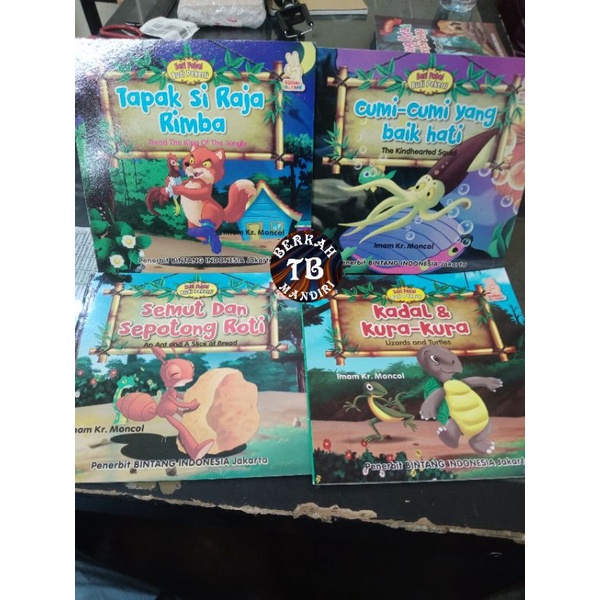 Buku Paket Isi 4 Seri Fabel Budi Pekerti