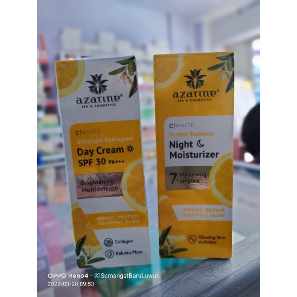 AZARINE CWHITE  Day cream and Night cream