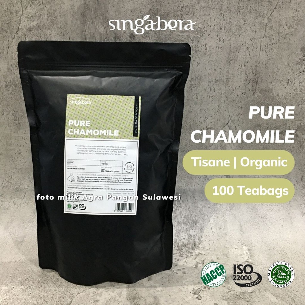 

Pure Chamomile Singabera Artisan Teh Bunga Kamomil Insomnia Sleep Tea Tidur Anxiety Aid Relaksasi