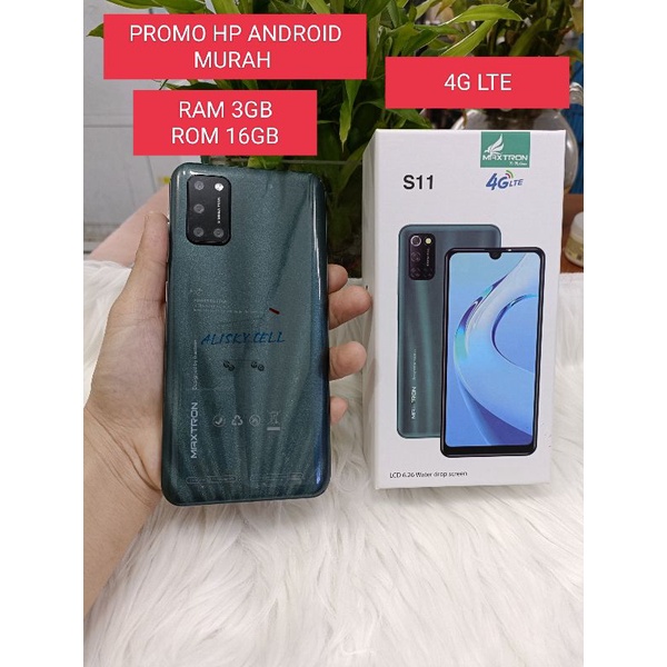 PROMO HP ANDROID MURAH RAM 3GB - MAXTRON S11 3/16GB GARANSI RESMI 1 TAHUN