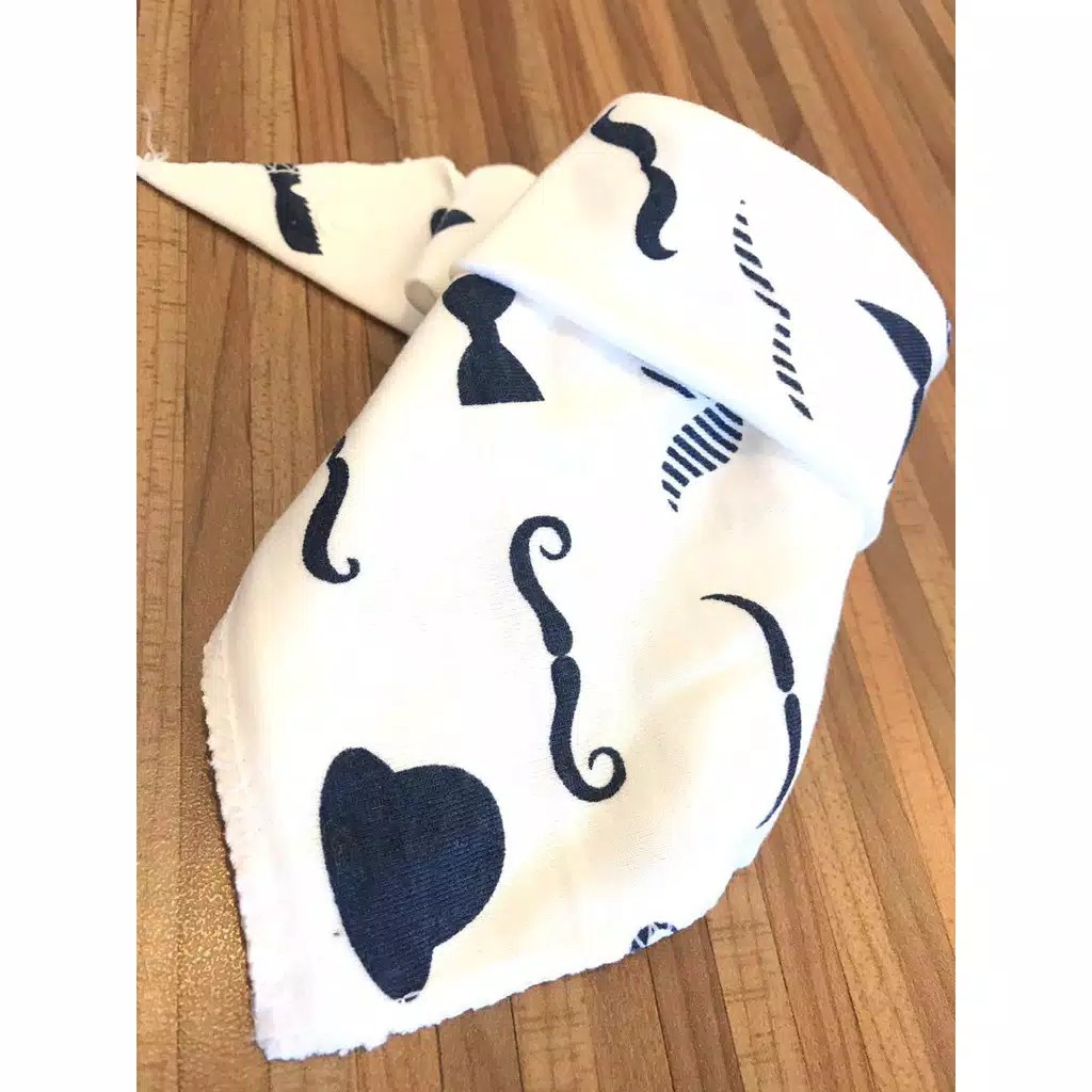 Celemek Makan Bayi Baby Slabber Bib Unisex model segitiga Lap Liur Bayi