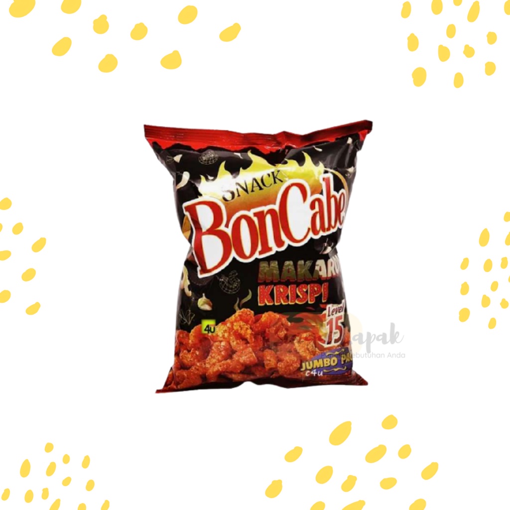 Makaroni Bon Cabe Jumbo Lv 15 - Snack Maccaroni Pedas 150gr