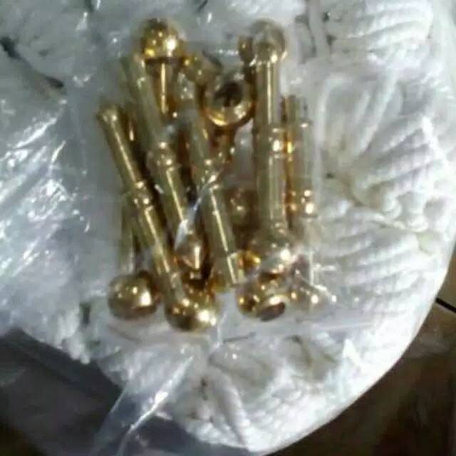 nestel tali komando - gantungan tali komando - peluit tali komando - nastel logam