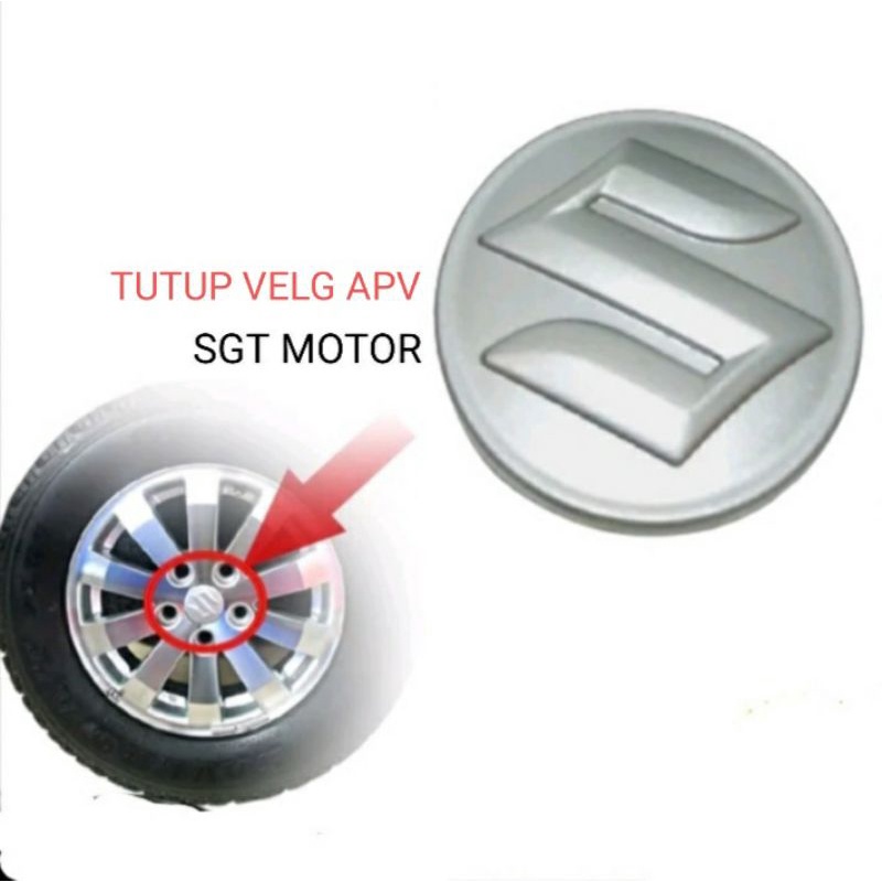 tutup velg dop roda suzuki APV diameter 6 cm