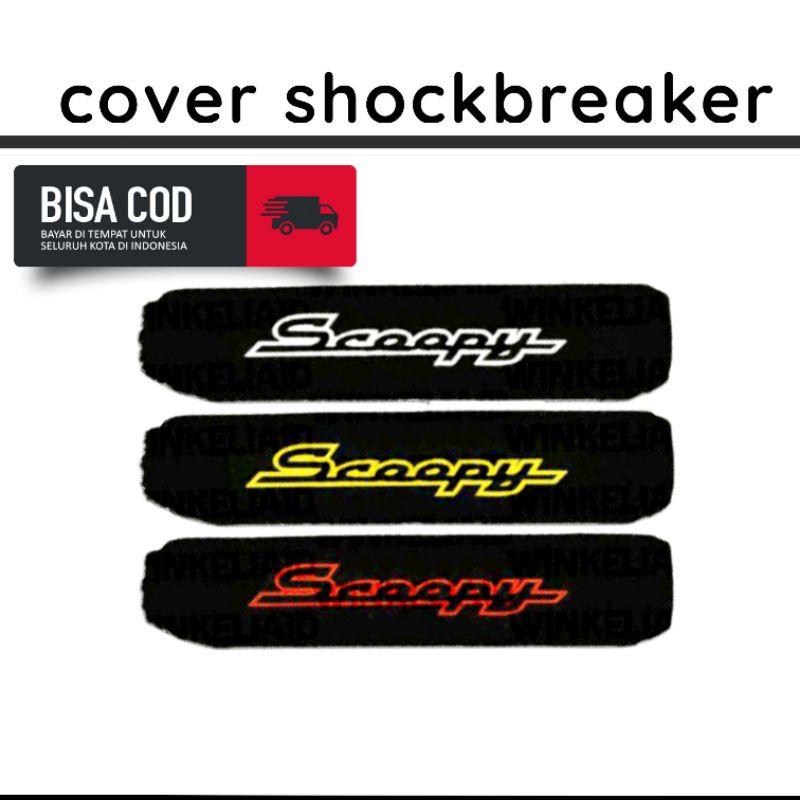 Sarung Motor Sarung shock / Cover shockbreaker sarung sok shok belakang universal motor Scoopy, Vari