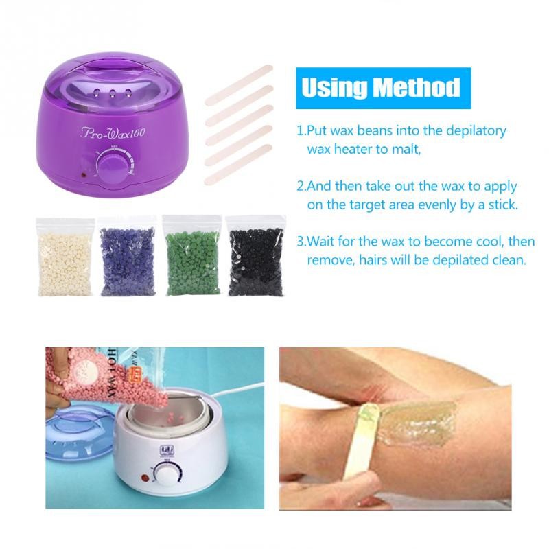 Mini Hair Removal Hot Wax Pot Warmer Depilatory Heater Spa Machine