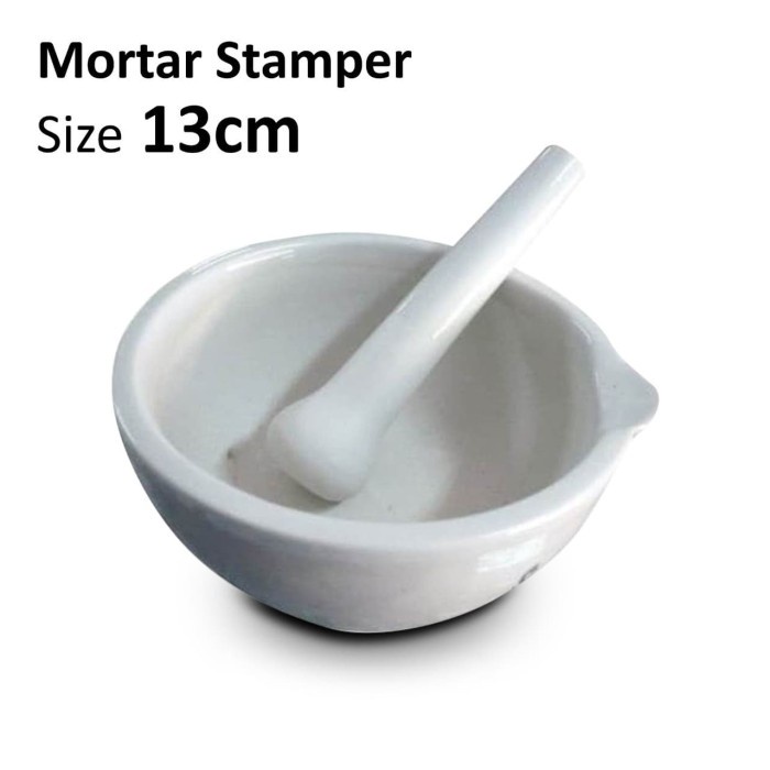 Mortar Pestle Lumpang Alat Penumbuk Diameter 13cm OJB