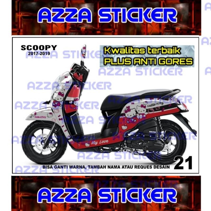 Sticker decal Scoopy 2019 Full Body decal Scoopy 2019 Full body 21