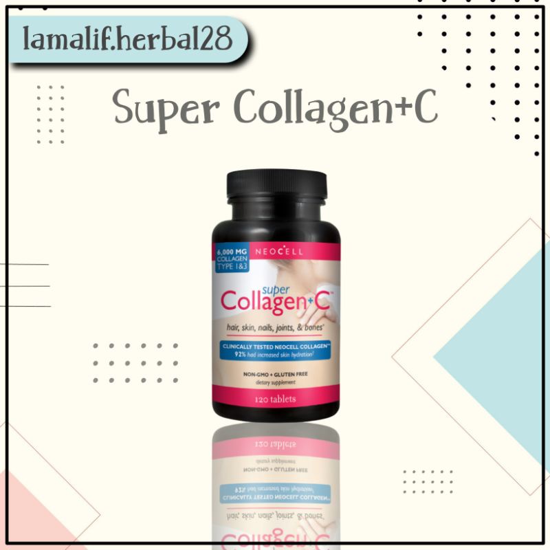 Jual Neocell Super Collagen+C Type 1 & 3, 6000mg plus Vitamin C, Count