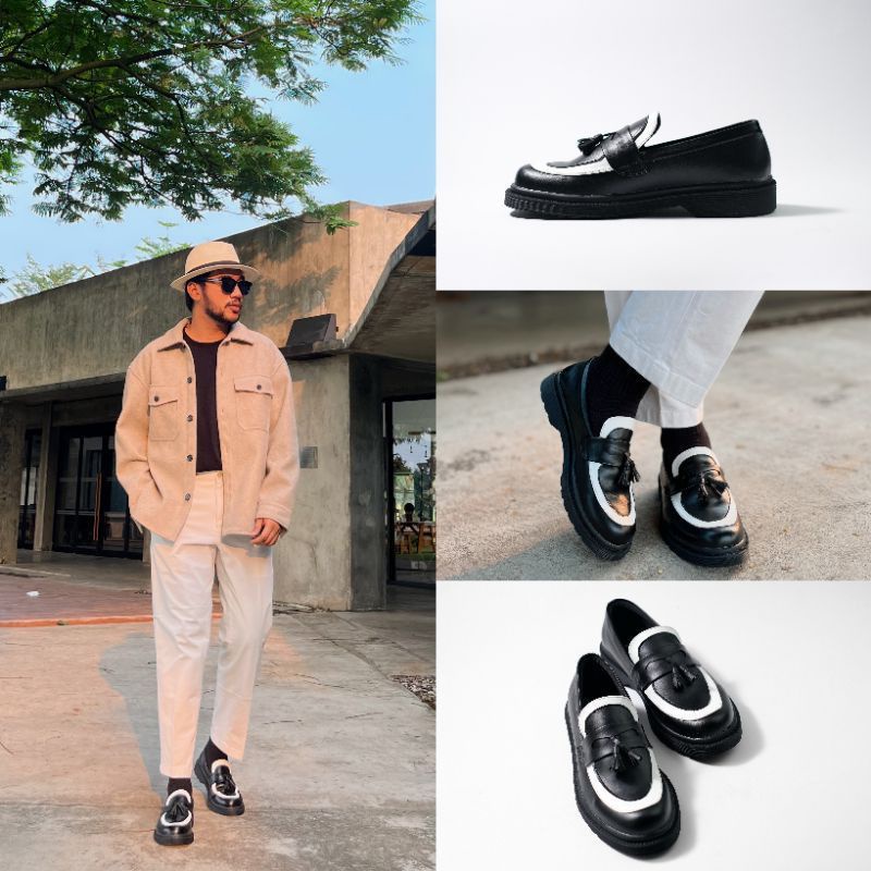 Sepatu Slip on pria &quot;RAFFI MEN&quot; Sepatu slip on pria original/sepatu slip on pria casual/Sepatu dockmart/sepatu slip on pria hitam/sepatu pria/sepatu pria keren/sepatu pria slip on formal/sepatu pria slip on loafers/
