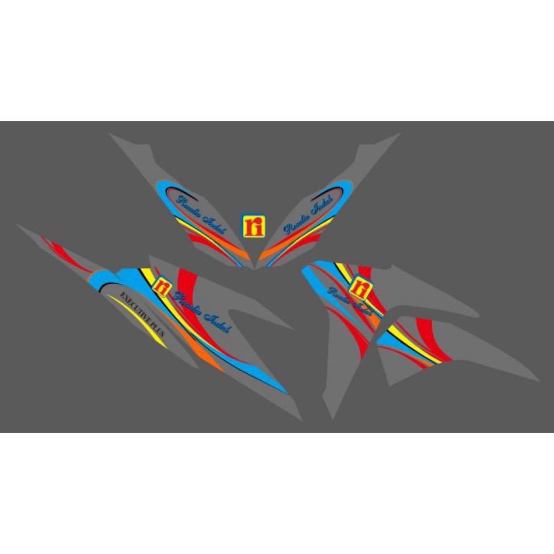 Striping transparan Vario Old Bohlam 125 Livery Bus (ROSALIA INDAH)