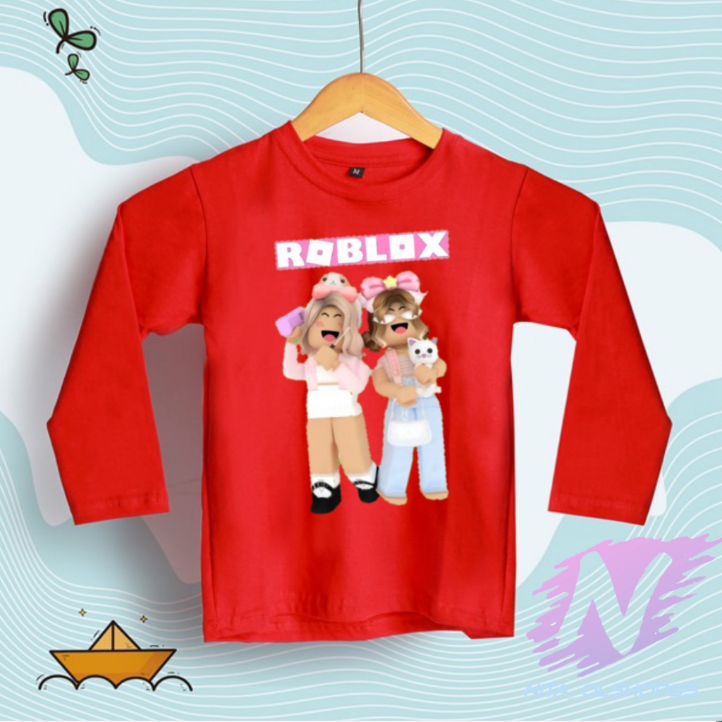 ROBLOX SAHABAT baju kaos anak lengan panjang roblok