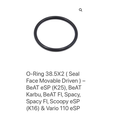 91211GK8013 Oil Seal Pully Puli Puly Belakang 34 X 39 X 3 - Oring Corong Collar  Spacy BeAT Karbu 91351GR1000