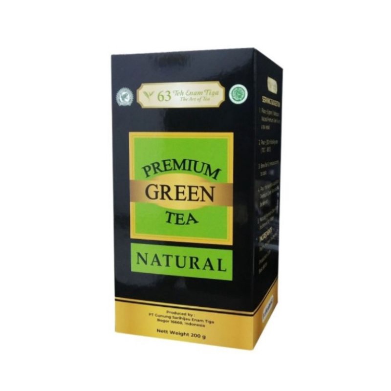 

Teh 63 Enam Tiga Premium Green Tea Natural 200 gram