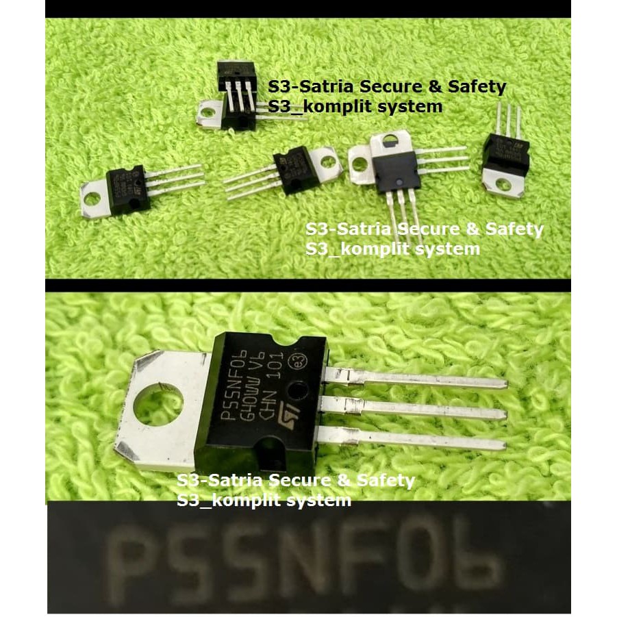 Mosfet transistor P55NF06 IC P55 NF 06