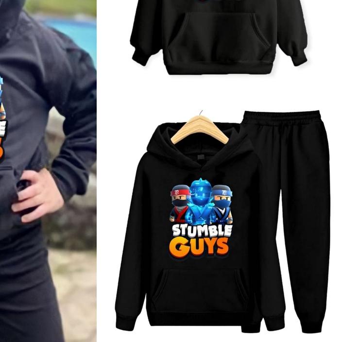 YVF - SWEATER HOODIE ANAK STUMBLE GUYS DYNAMITRON SETELAN NINJA